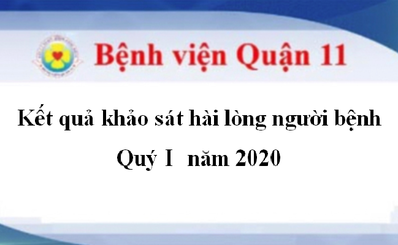 Báo cáo kết quả KSHL người bệnh Quý I năm 2020
